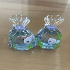 金魚　オイルチャーム　２個セットのサムネイル