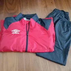 umbro 　 赤/黒　umbro キッズ140ウインドブレーカー　ズボン