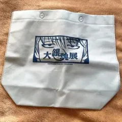大銀魂展 不織布トートバッグ 水色 坂田銀時 ショッピングバッグ