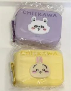 CHIKAWA ミニシリコンポーチ　2個セット　モモンガ　うさぎ　バラ売り❌