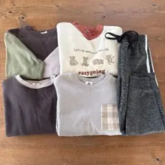 ナチュラルトレーナー＆パンツセット