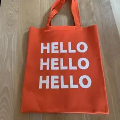 coen オレンジ トートバッグ HELLOのサムネイル