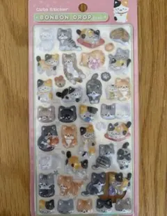 【当日発送】新柄 ボンボンドロップシール 猫 和柄 新作 正規品
