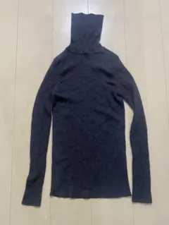 ユニクロ　タートルネック　ウール　ニット