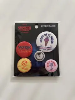 ストレンジャーシングス　スリーコインズ バッジ 5個セット