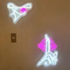 LEDネオンサイン ウォールライト 2点セット ネオンライト