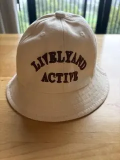 LIVELYAND ACTIVE ロゴ刺繍 バケットハット