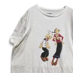 BiRH エロ Tシャツ 古着 ポパイ アニメ アメコミ ネタ セクシー キャラ