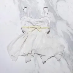 森ガール♡y2k 姫ギャル フェアリーグランジ　00s平成ギャルドットチュニックのサムネイル