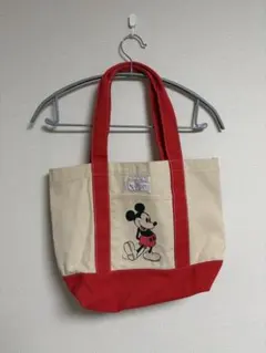 ミッキーマウスプリント　トートバッグ　レトロバッグ