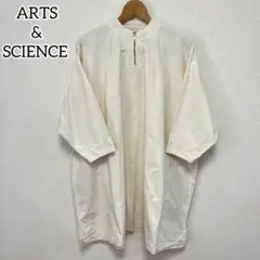 B*N様 ARTS&SCIENCE 長袖シャツワンピース コットン バンドカラー B*N様 ARTS&SCIENCE 長袖シャツワンピース コットン バンドカラー