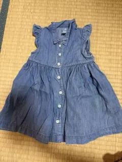 babyGAP デニムワンピース 夏 ノースリーブ80cmのサムネイル