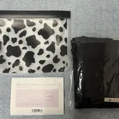 新品未使用　べルシアー リブステッチクール ブラック Mサイズ