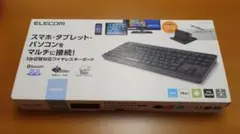 ELECOM TK-FBM111BK Bluetoothキーボード 3台切替