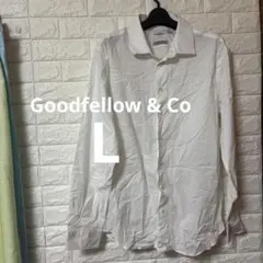 Goodfellow ホワイト　長袖　シャツ 【L】　ワイシャツ　メンズ