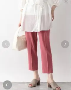 GLOBAL WORK ウツクシルエットDRYテーパードパンツ