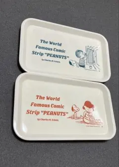 スヌーピー メラミントレー2枚セット