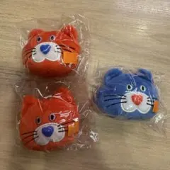 mojojojo フェイスマスコット 青ネコ 赤ネコ