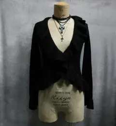 y2k　トップス　カーディガン　フリル　フェアリーグランジ　NANA　60223