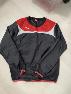 PUMA ピステ ウィンドブレーカー ブラック レッド　上のみ