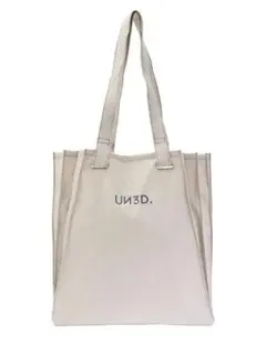 新品 UN3D. POINT COLOR PLEATS TOTE BEIGEのサムネイル