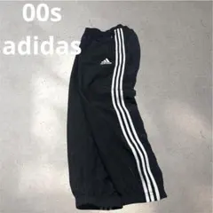 は*せ様 00s adidas アディダス ナイロン トラックパンツ 3ストライ