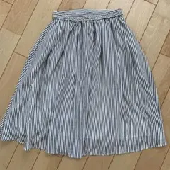 ROPÉ PICNIC ストライプ フレアスカート 38