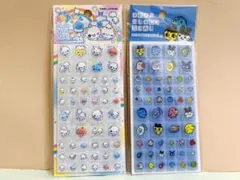 【平成レトロキャラクター タイルシール2枚】 ぷくぷくあわわちゃんたまごっち