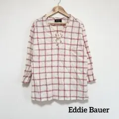 Eddie Bauer エディバウアー チェック フリル シャツのサムネイル