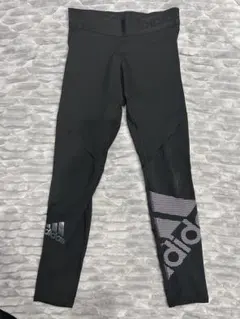 adidas ALPHASKIN ブラックタイツ （L）