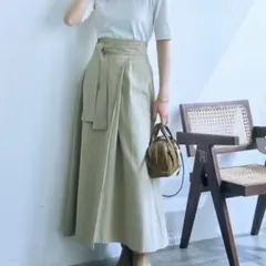 Aラインスカート ベージュ トールサイズ