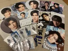 で*ん様  Man 目黒蓮 グッズまとめ売り ぬいぐるみ うちわ アクス で*ん様 Snow Man 目黒蓮 グッズまとめ売り ぬいぐるみ うちわ アクス