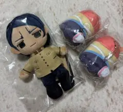 ゴールデンカムイ サンリオ お座りぬいぐるみマスコット 月島 鯉登 4点セット ゴールデンカムイ×サンリオキャラクターズ お座りぬいぐるみ