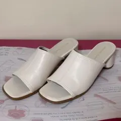 オリエンタルトラフィック ストレッチミュールサンダル ホワイト LL