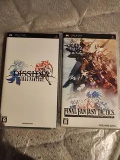 【2点セット】PSP用ソフト　FF DISSIDIA & FF TACTICS