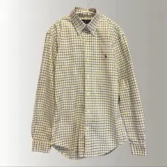 【Ralph Lauren】 スリムフィット　ストレッチ　BDシャツ　チェック柄