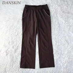 DANSKIN ダンスキン ステッチデザイン ストレッチパンツ ブラウンのサムネイル