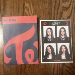 TWICE THIS IS FOR ランダム証明写真ステッカー　チェヨン