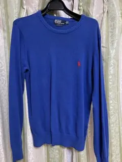 Polo by Ralph Lauren クルーネックセーター S 青