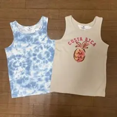 【新品タグ付き】H&M タンクトップ２点セット 女の子 110/116