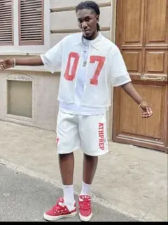 ホワイトメッシュセットアップ 07 ATHPREP