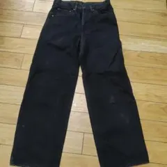 GU ブラック デニムパンツ 29インチのサムネイル