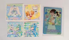 わんだふるぷりきゅあ！キュアニャミー キュアリリアン シール カード 5点セット