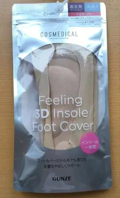 GUNZE COSMEDICAL 3Dインソール フットカバー 23-25cmのサムネイル