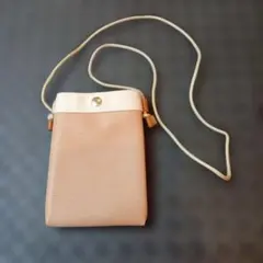 【最終値下】ブレストプカピ　ベージュ　スマホショルダーバッグ
