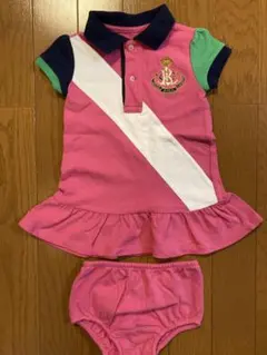 ★ラルフローレン★ワンピース　ピンク★12M★80サイズ