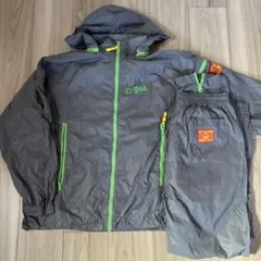 gol. フード付きグレーアウター 収納袋付き