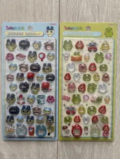 たまごっちボンボンドロップシール まめっち くちばっち2枚セット