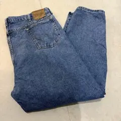 Wrangler デニムパンツ W44 ワイド ビッグサイズ 古着 フェード