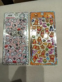 プチドロップステッカー 正規品 101匹わんちゃん くまのプーさん